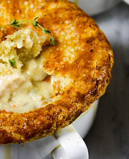 Mini Leftover Turkey Pot Pies