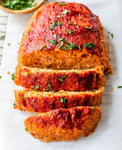 Sweet Potato Turkey Meatloaf