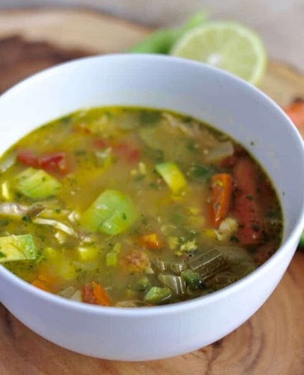 Tortilla Chicken Soup {Chuy's Copycat}