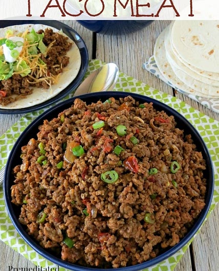 Homemade Seasoned Taco Meat