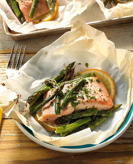 Citrus Salmon en Papillote
