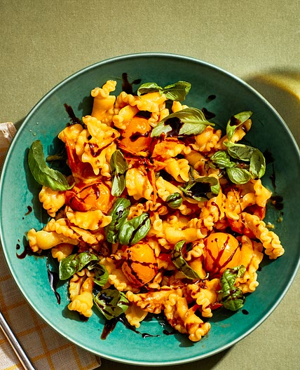 Tangy Balsamic Pasta With Sun Gold Tomatoes