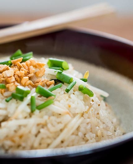 Garlic Fried Rice with Thai Basil
