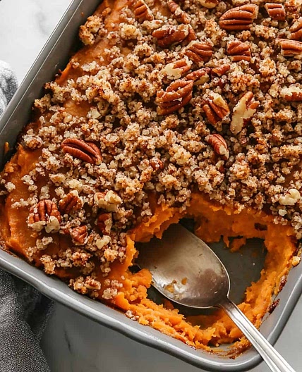Vegan Sweet Potato Casserole