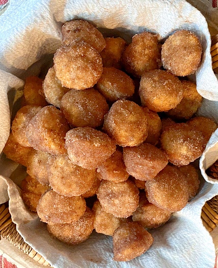 Cinnamon Donut Holes (or mini muffins)