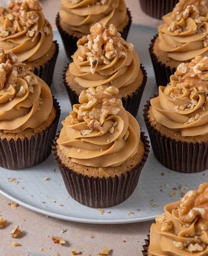Coffee & Walnut Cupcakes