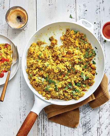 Chickpea-Cauliflower Scramble