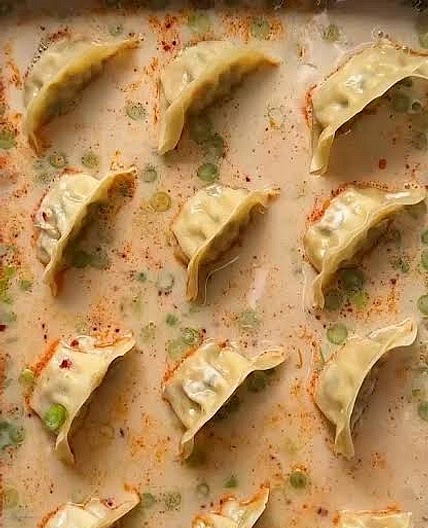 COCONUT RAMEN DUMPLING BAKE 🥟