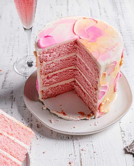 Pink Champagne Cake