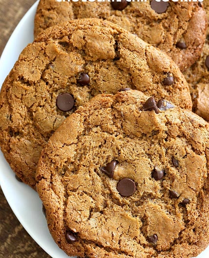 Chickpea Flour Chocolate Chip Cookies