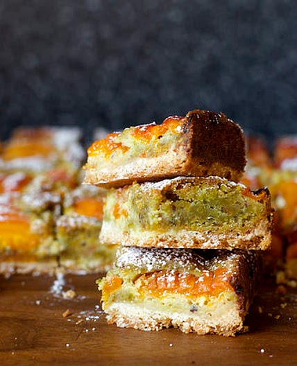 apricot pistachio squares