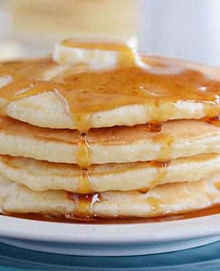 Fluffy Sour Cream Pancakes