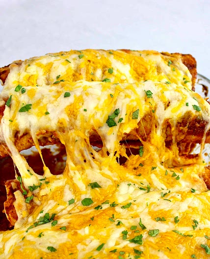 Keto Chicken Enchiladas