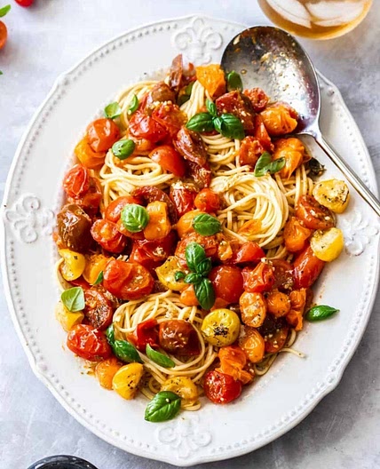 Roasted Cherry Tomato Pasta