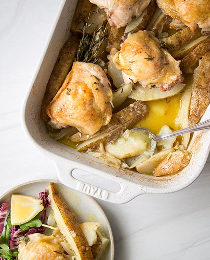Greek Lemon Chicken and Potatoes (Gluten-Free)
