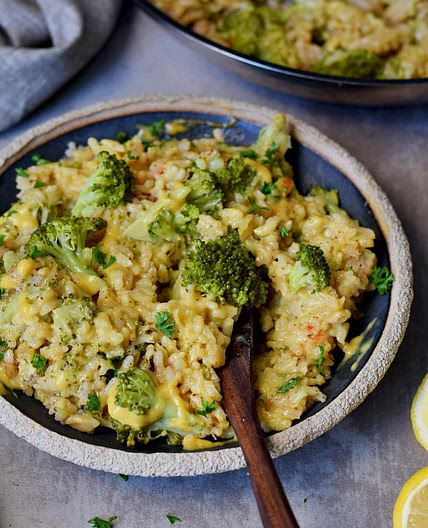 Vegan Risotto With Broccoli