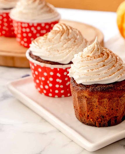 Pumpkin Spice Latte Cupcakes
