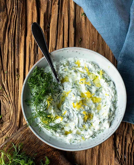 Tzatziki Sauce with Dill and Lemon