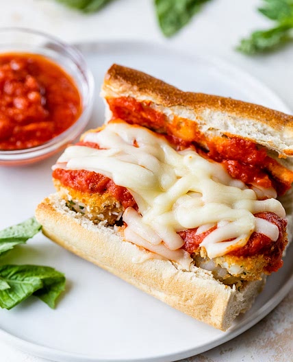 Shrimp Parmesan Hero, Lightened Up