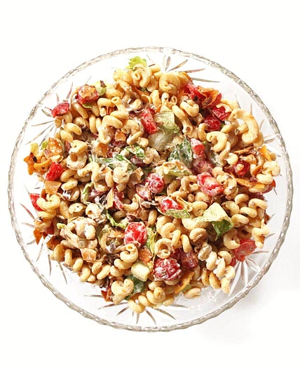 Vegan BLT Pasta Salad (Gluten-Free, Allergy-Free)