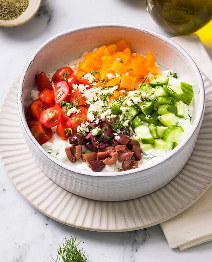 Greek Cottage Cheese Bowl