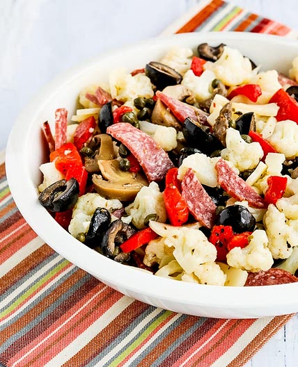 Marinated Cauliflower Antipasto Salad