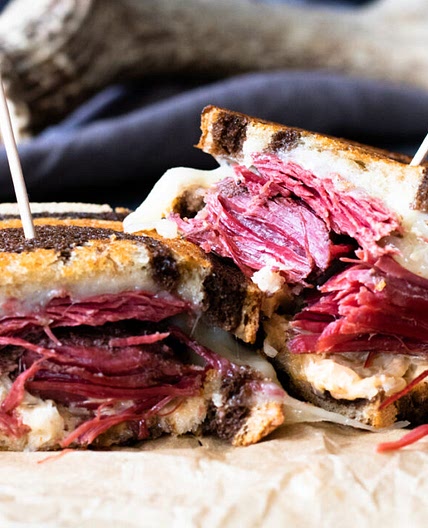 Venison Reuben Sandwich