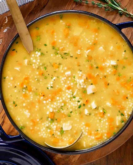 Italian Chicken Pastina Soup (aka Italian Nonna's Penicillin Soup)