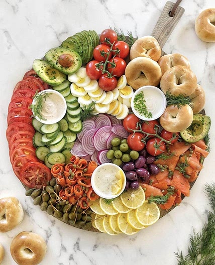 Bagel Charcuterie Board