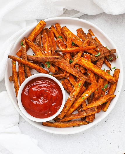 Crispy Baked Sweet Potato Fries (Paleo, Whole30)