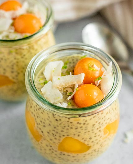 Mango Lime Chia Pudding