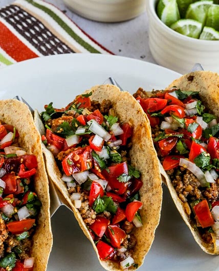 Beef and Chorizo Tacos