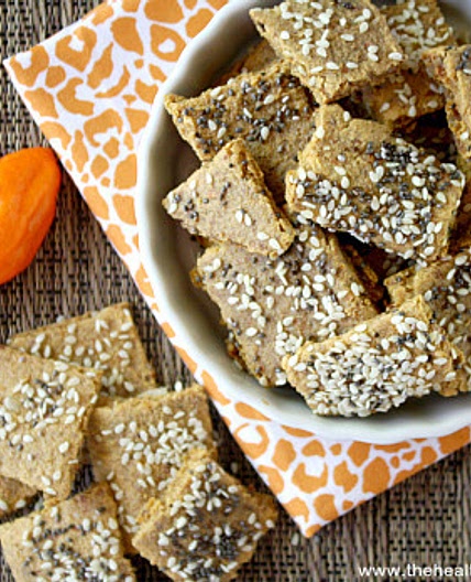 Gluten-Free Vegan Raw Habanero Pepper Crackers