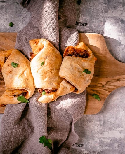 Venison Stuffed Crescent Rolls
