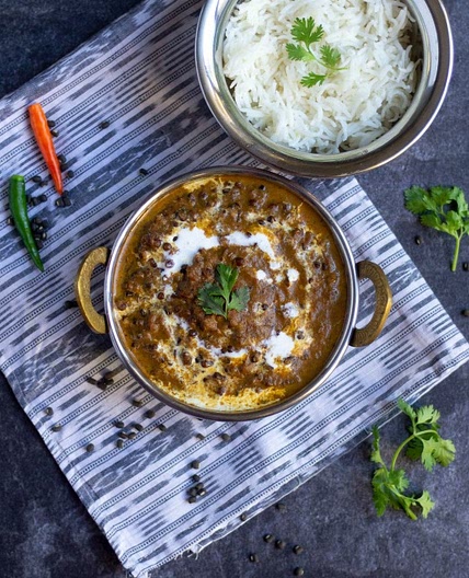 Instant Pot Black Lentils Curry | Kali Dal