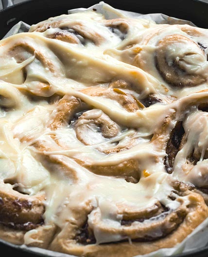 Purple Potato Cinnamon Rolls