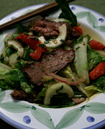 Thai Salad with Grilled Flank Steak