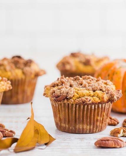 Keto Pumpkin Pecan Muffins
