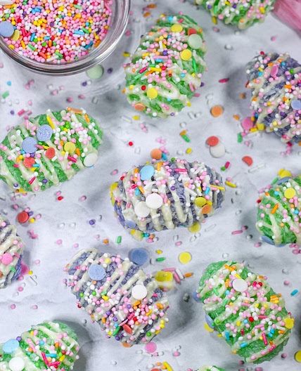 Chewy Coconut Easter Eggs Recipe