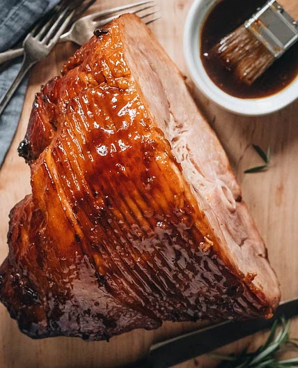 Asian Pineapple Glazed Ham