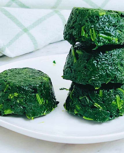 How to freeze spinach