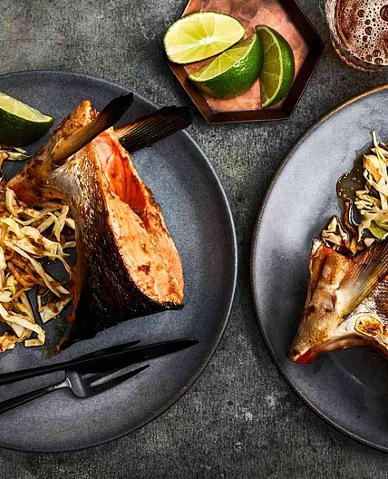 Soy-Ginger Salmon Collars