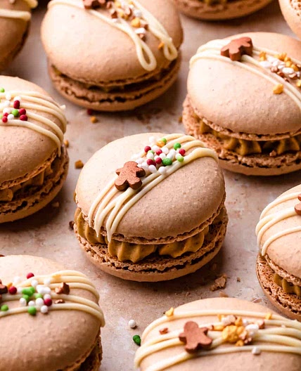 Gingerbread Macarons