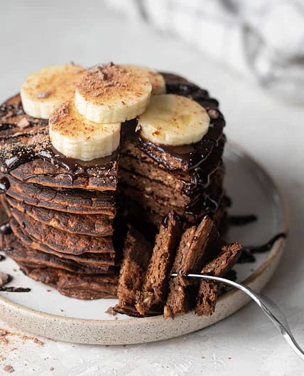 Chocolate Protein Pancakes