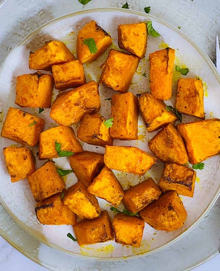 Roasted Pumpkin with Spices (Air Fryer)