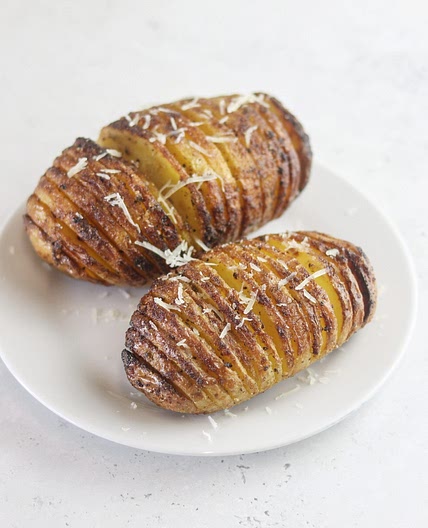Air Fryer Hasselback Potatoes