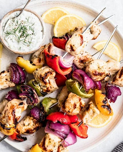 Greek Chicken Kabobs