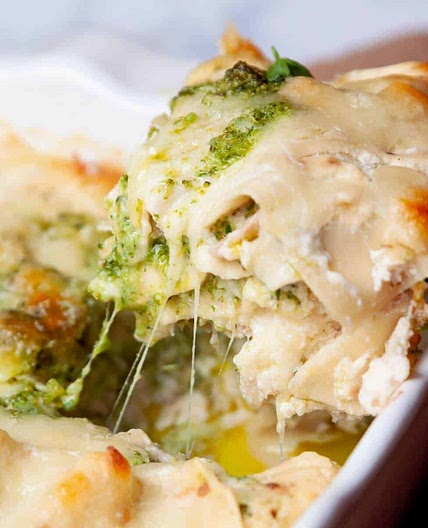 Chicken and Broccoli Lasagna
