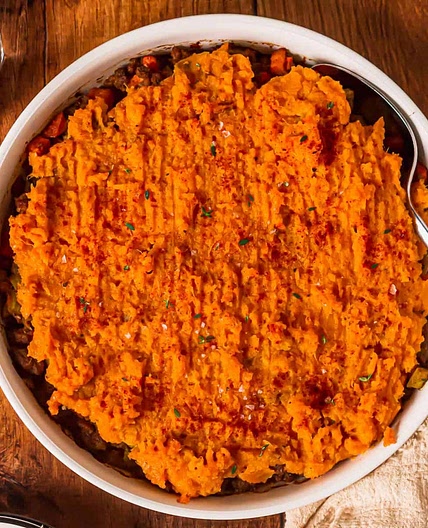 Shepherd's Pie with Sweet Potato