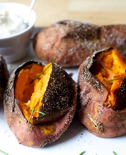 Slow-Roasted Sweet Potatoes